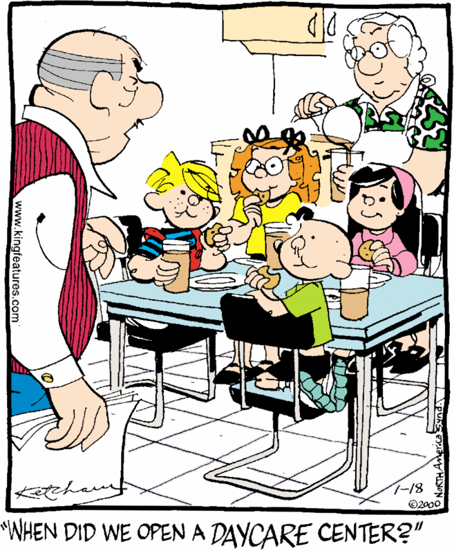 Lap OCR: 1-18 ©2000 "WHEN DID WE OPEN A DAYCARE CENTER?" www.kingfeatures.com 1-18 ©2000 "WHEN DID WE OPEN A DAYCARE CENTER?" www.kingfeatures.com
