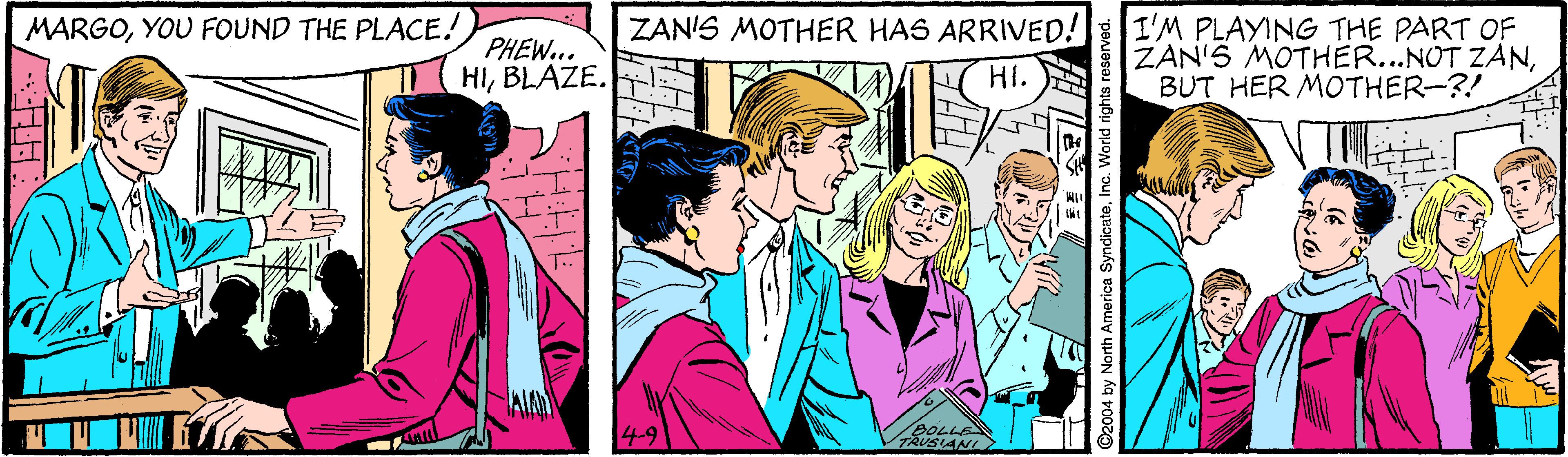 Social group OCR: I'M PLAYING THE PART OF ZAN'S MOTHER...NOT ZANBUT HER MOTHER-?! MARGOYOU FOUND THE PLACE! ZAN'S MOTHER HAS ARRIVED! PHEW... HIBLAZE. HI. ATAN 49 SOLLE O2004 by North America Syndi I'M PLAYING THE PART OF ZAN'S MOTHER...NOT ZANBUT HER MOTHER-?! MARGOYOU FOUND THE PLACE! ZAN'S MOTHER HAS ARRIVED! PHEW... HIBLAZE. HI. ATAN 49 SOLLE O2004 by North America Syndi
