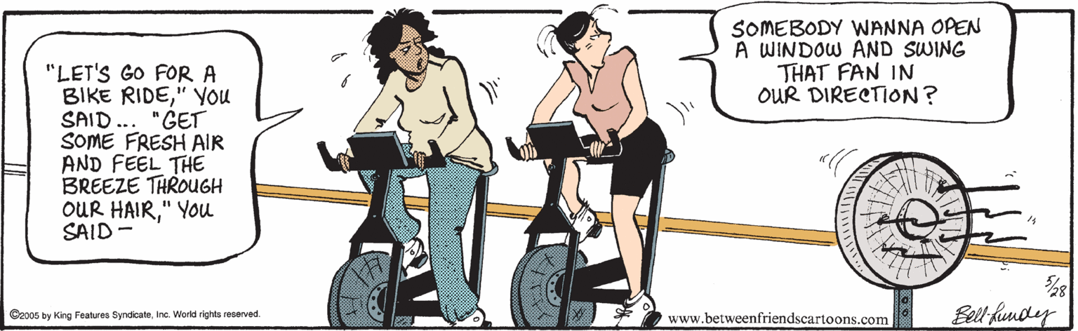 Laptop OCR: SOMEBODY WANNA OPEN A WINDOW AND SWING THAT FAN IN OUR DIRECTION? "LET'S GO FOR A BIKE RIDE" You SAID ... "GET SOME FRESH AIR AND FEEL THE BREEZE THROUGH OUR HAIR" You SAID - Eell fundy C2005 by King Features SyndicateInc. World rights recerved. www.betweenfriendscartoons.com SOMEBODY WANNA OPEN A WINDOW AND SWING THAT FAN IN OUR DIRECTION? "LET'S GO FOR A BIKE RIDE" You SAID ... "GET SOME FRESH AIR AND FEEL THE BREEZE THROUGH OUR HAIR" You SAID - Eell fundy C2005 by King Features SyndicateInc. World rights recerved. www.betweenfriendscartoons.com