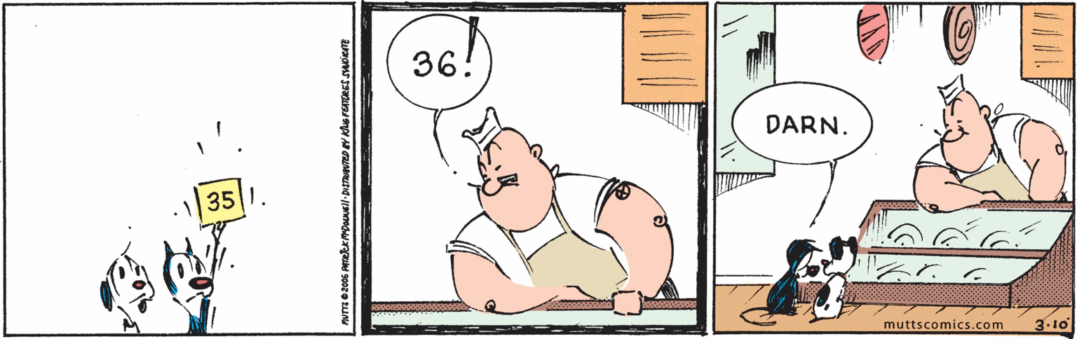 Happy OCR: 36. DARN. 36. DARN.