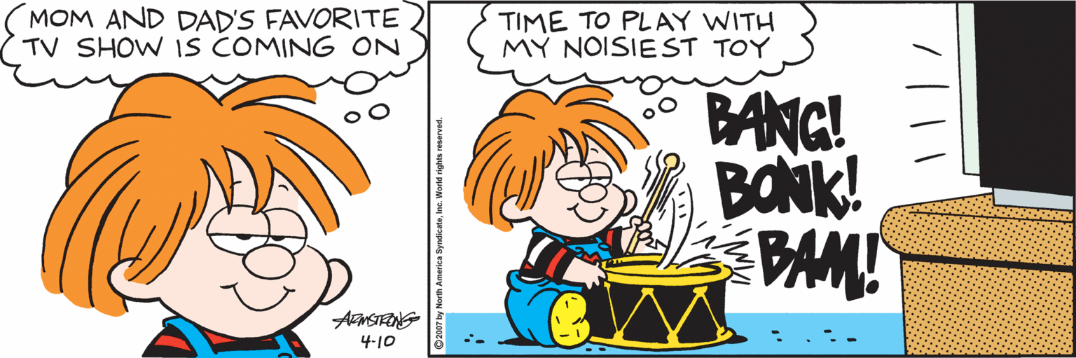 Artwork OCR: MOM AND DAD'S FAVORITE TV SHOW IS COMING ON TIME TO PLAY WITH MY NOISIEST TOY BANC! BONK! BAM! 4-10 MOM AND DAD'S FAVORITE TV SHOW IS COMING ON TIME TO PLAY WITH MY NOISIEST TOY BANC! BONK! BAM! 4-10