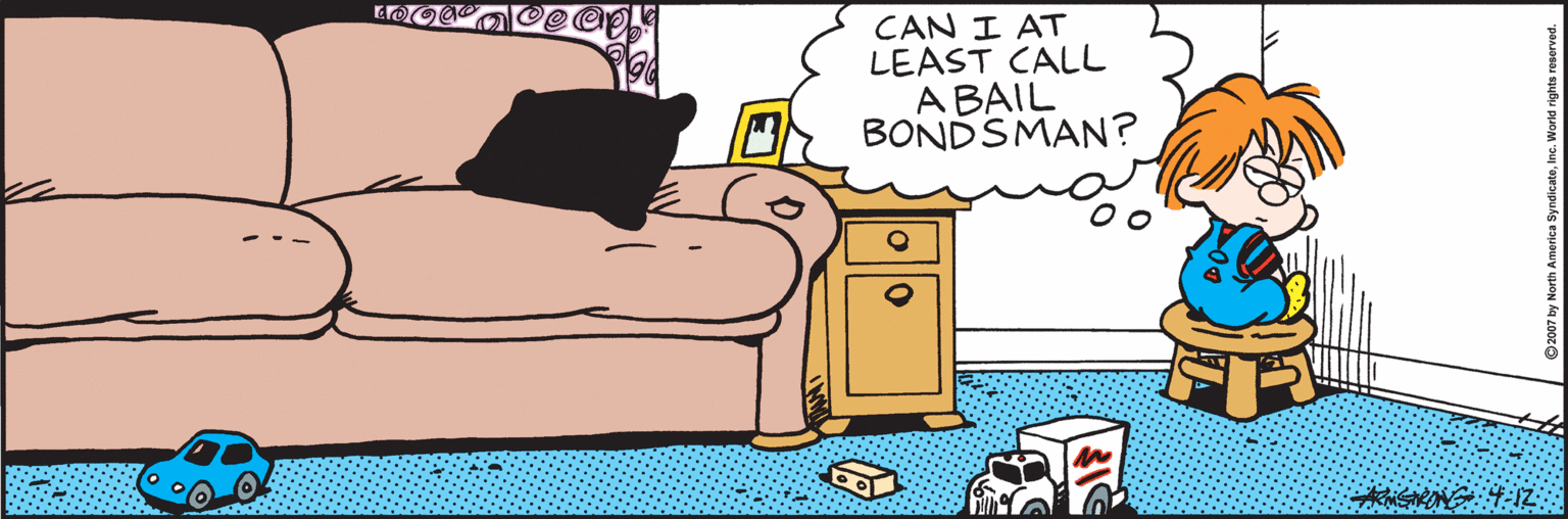 Clip art OCR: CAN I AT LEAST CALL A BAIL BONDSMAN? CAN I AT LEAST CALL A BAIL BONDSMAN?