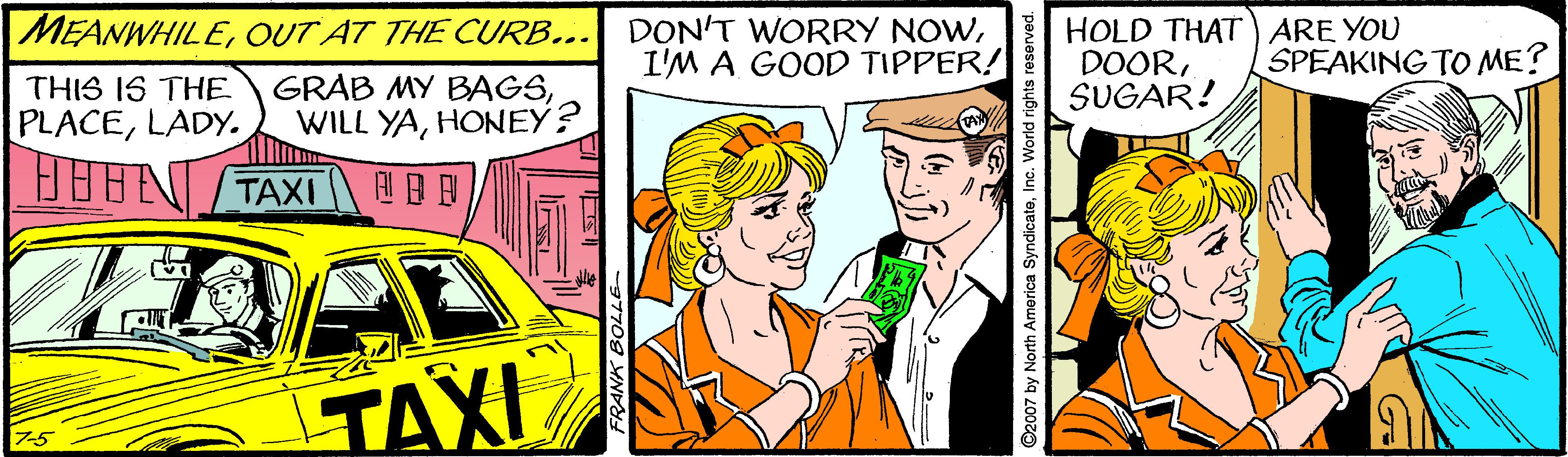 Gesture OCR: MEANWHILEI'M A GOOD TIPPER! HOLD THAT ) ARE YOU DOORSUGAR! SPEAKING TO ME? THIS IS THE. PLACELADY. GRAB MY BAGSHONEY? B TAXI TAXI ©2007 by North America SyndicateInc. World rights reserved. MEANWHILEOUT AT THE CURB... DONT WORRY NOwI'M A GOOD TIPPER! HOLD THAT ) ARE YOU DOORSUGAR! SPEAKING TO ME? THIS IS THE. PLACELADY. GRAB MY BAGSWILL YAHONEY? B TAXI TAXI ©2007 by North America SyndicateInc. World rights reserved.