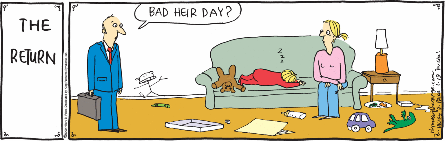 Comfort OCR: BAD HEIR DAY? THE REJURN NNN BAD HEIR DAY? THE REJURN NNN