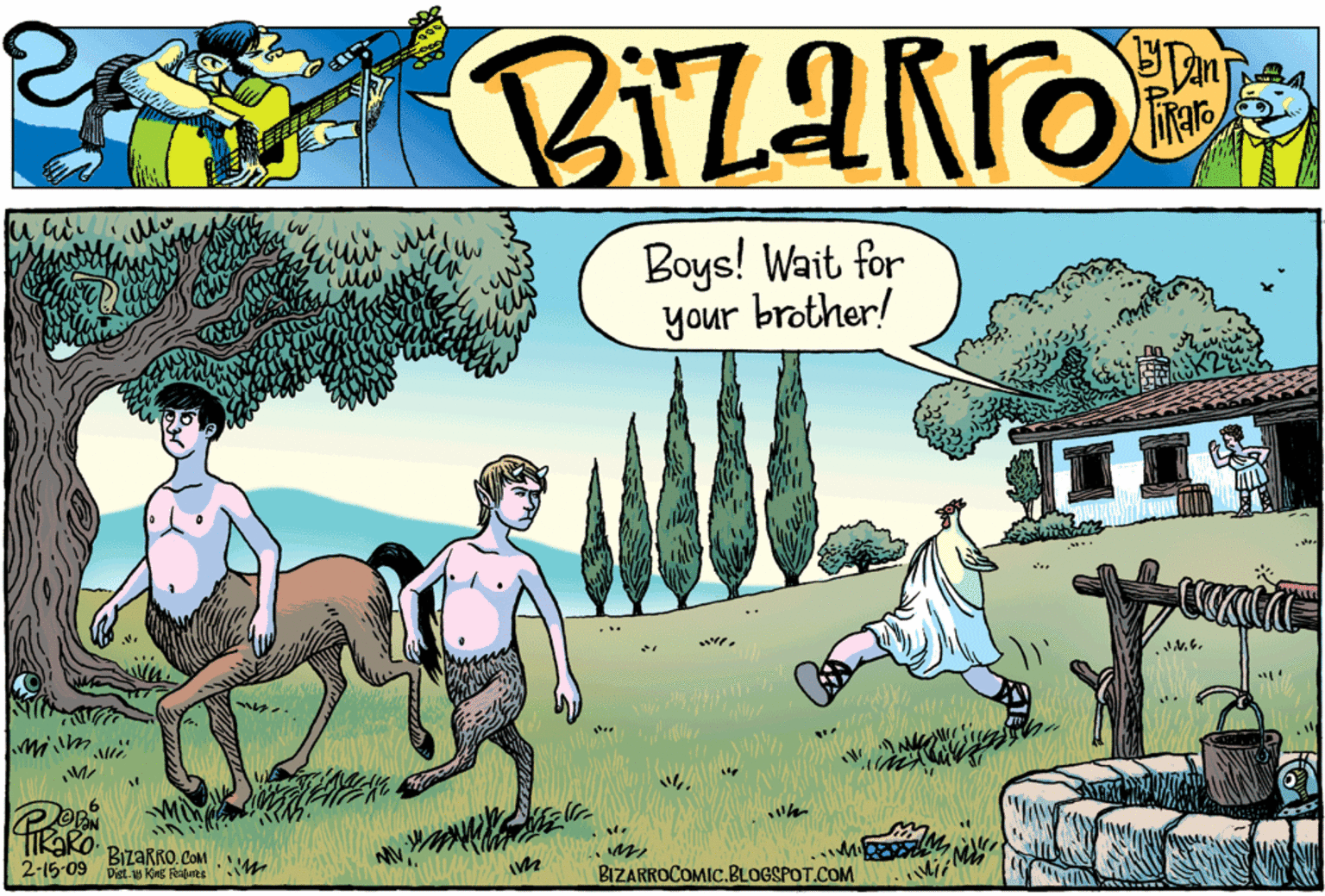 Graphics OCR: Boys! Wait for your brother! . TIKARO San | 2-15-09 K Reabunts BIzaRRO. COM BIZARROCOMIC.BLOGSPOT.COM Boys! Wait for your brother! . TIKARO San | 2-15-09 K Reabunts BIzaRRO. COM BIZARROCOMIC.BLOGSPOT.COM