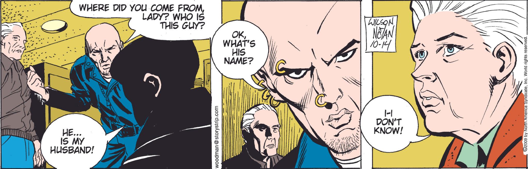 Gesture OCR: HE... IS MY HUSBAND! WHERE DID YOU COME FROMLADY? WHO IS THIS GUY? woodman @storystrip.com WILSON OKWHAT'S HIS NAME? NOTAN 10-14 H DON'T KNOW! C2009 by North America SyndicateInc. World rights reserved. HE ... IS MY HUSBAND ! WHERE DID YOU COME FROMLADY ? WHO IS THIS GUY ? woodman @ storystrip.com WILSON OKWHAT'S HIS NAME ? NOTAN 10-14 H DON'T KNOW ! C2009 by North America SyndicateInc. World rights reserved .