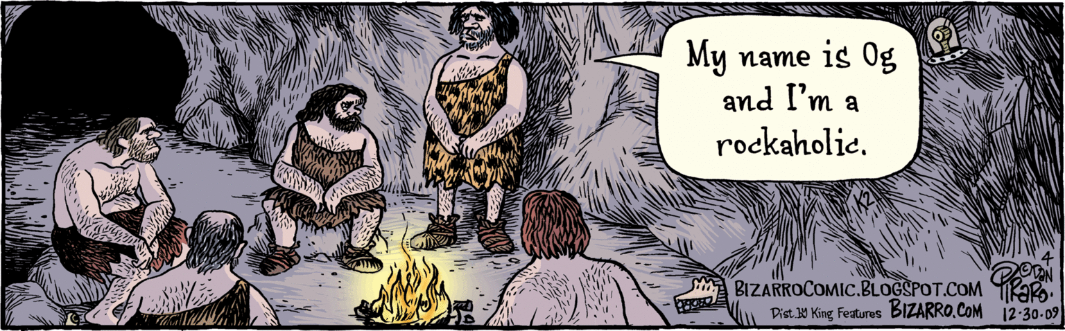 Conversation OCR: ?y name is Og 12:30 09 and I'm a rockaholie. BIZARRÓCOMICBLOGSPOT.COM ?y name is Og 12:30 09 and I'm a rockaholie. BIZARRÓCOMIC