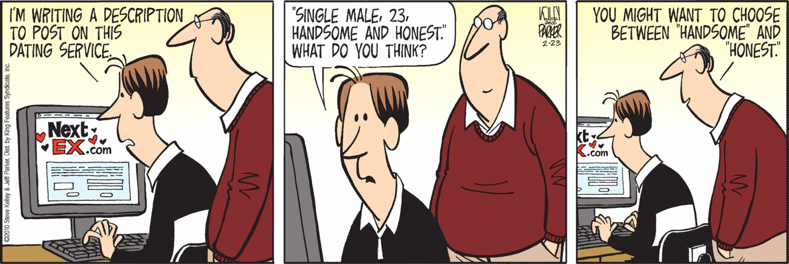 Neck OCR: I'M WRITING A DESCRIPTION TO POST ON THIS DATING SERVICE. KILN "SINGLE MALEHANDSOME AND HONEST." WHAT DO YOU THINK? YOU MIGHT WANT TO CHOOSE BETWEEN "HANDSOME" AND "HONEST." 2-23 Next: .com .com I'M WRITING A DESCRIPTION TO POST ON THIS DATING SERVICE. KILN "SINGLE MALEHANDSOME AND HONEST." WHAT DO YOU THINK? YOU MIGHT WANT TO CHOOSE BETWEEN "HANDSOME" AND "HONEST." 2-23 Next: .com .com