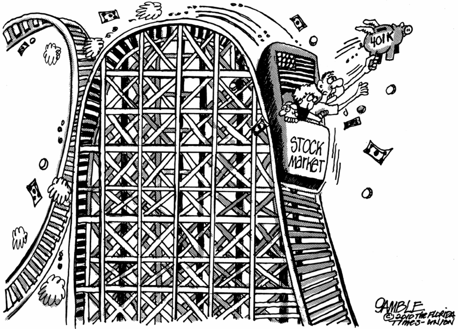 Illustration OCR: 401K STOCK Marker AMBLE Times-NjON 401K STOCK Marker AMBLE Times-NjON