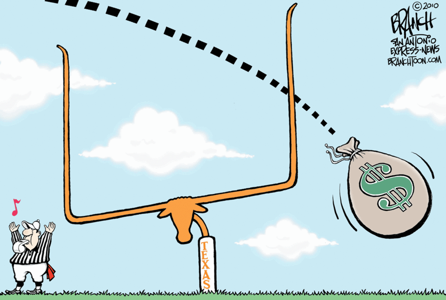 Slope OCR: ©2010 N ANJONO EXPRESS NEWS BRANCHTOON.COM TEXAS ©2010 N ANJONO EXPRESS NEWS BRANCHTOON.COM TEXAS