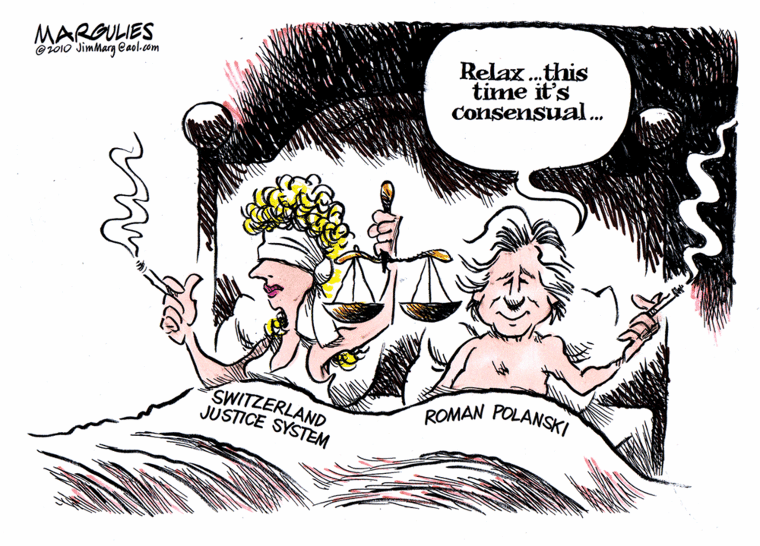 Art OCR: MARGULIES Ov010 Jimmarg @aol.com Relaz.this time it's Consensual. SWITZERLAND JUSTICE SYSTEM ROMAN POLANSKI MARGULIES Ov010 Jimmarg @aol.com Relaz.this time it's Consensual. SWITZERLAND JUSTICE SYSTEM ROMAN POLANSKI