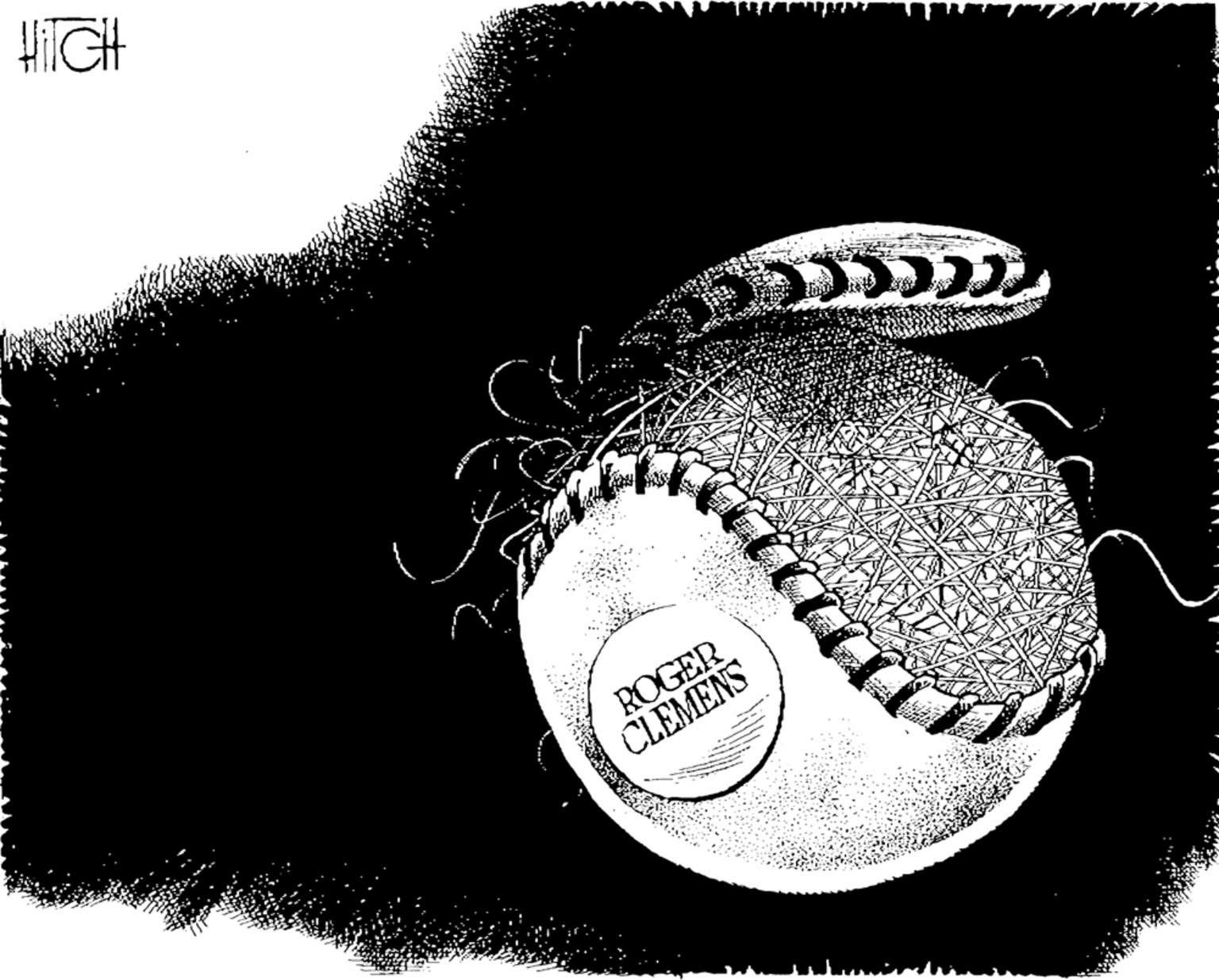 Logo OCR: HiIGH ROGER CLEMENS HiIGH ROGER CLEMENS