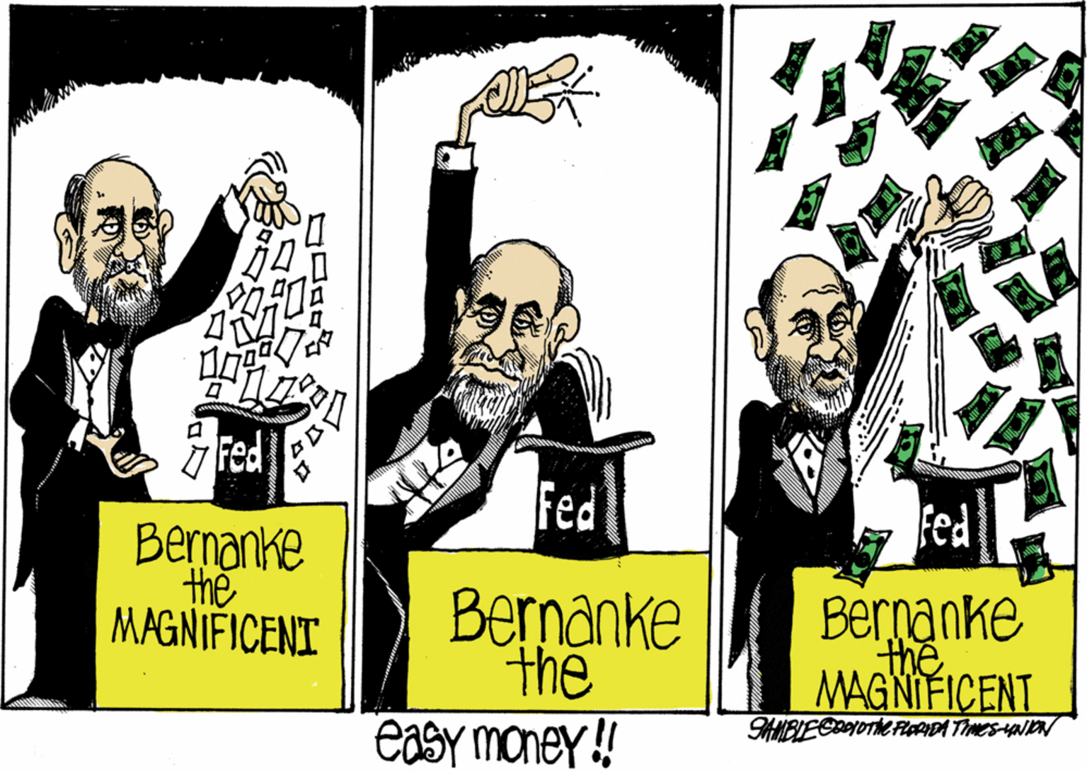Design OCR: Fed Fed Fed Bernanke the MAGNIFICENI Bernanke the easy money ! Bernanke the MAGNIFICENT Fed Fed Fed Bernanke the MAGNIFICENI Bernanke the easy money ! Bernanke the MAGNIFICENT