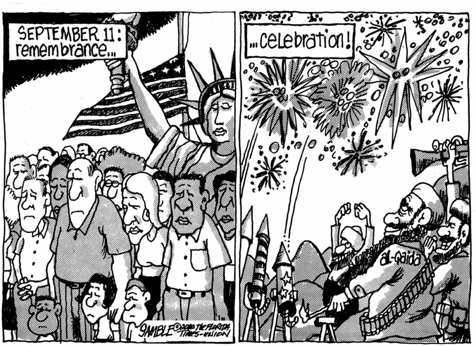 Adaptation OCR: SEPTEMBER 11: remembrance. .CELEBRATION! al-Caida GAMBLE RARIT TTHES-KINIDW SEPTEMBER 11: remembrance. .CELEBRATION! al-Caida GAMBLE RARIT TTHES-KINIDW