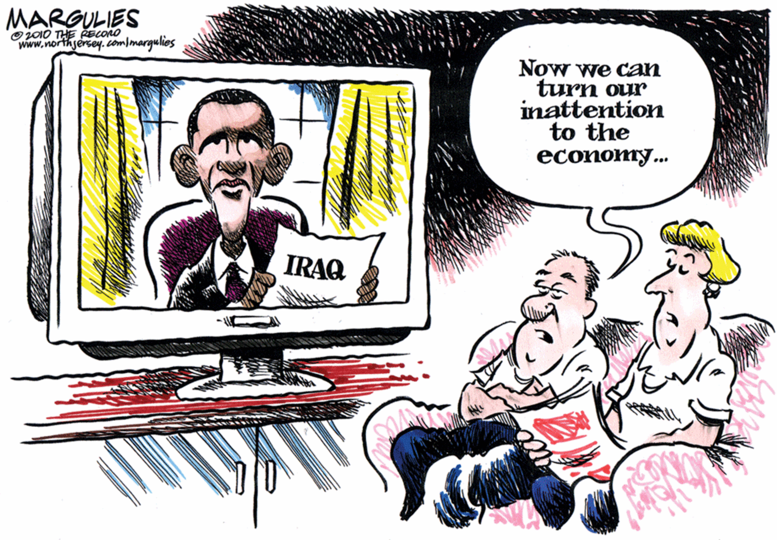 Output device OCR: MARGULIES Oj010 THE RECORO www.northjersey. com/margulios Now we can turn our inattention to the ?conomy.. IRAQ MARGULIES Oj010 THE RECORO www.northjersey. com/margulios Now we can turn our inattention to the ?conomy.. IRAQ