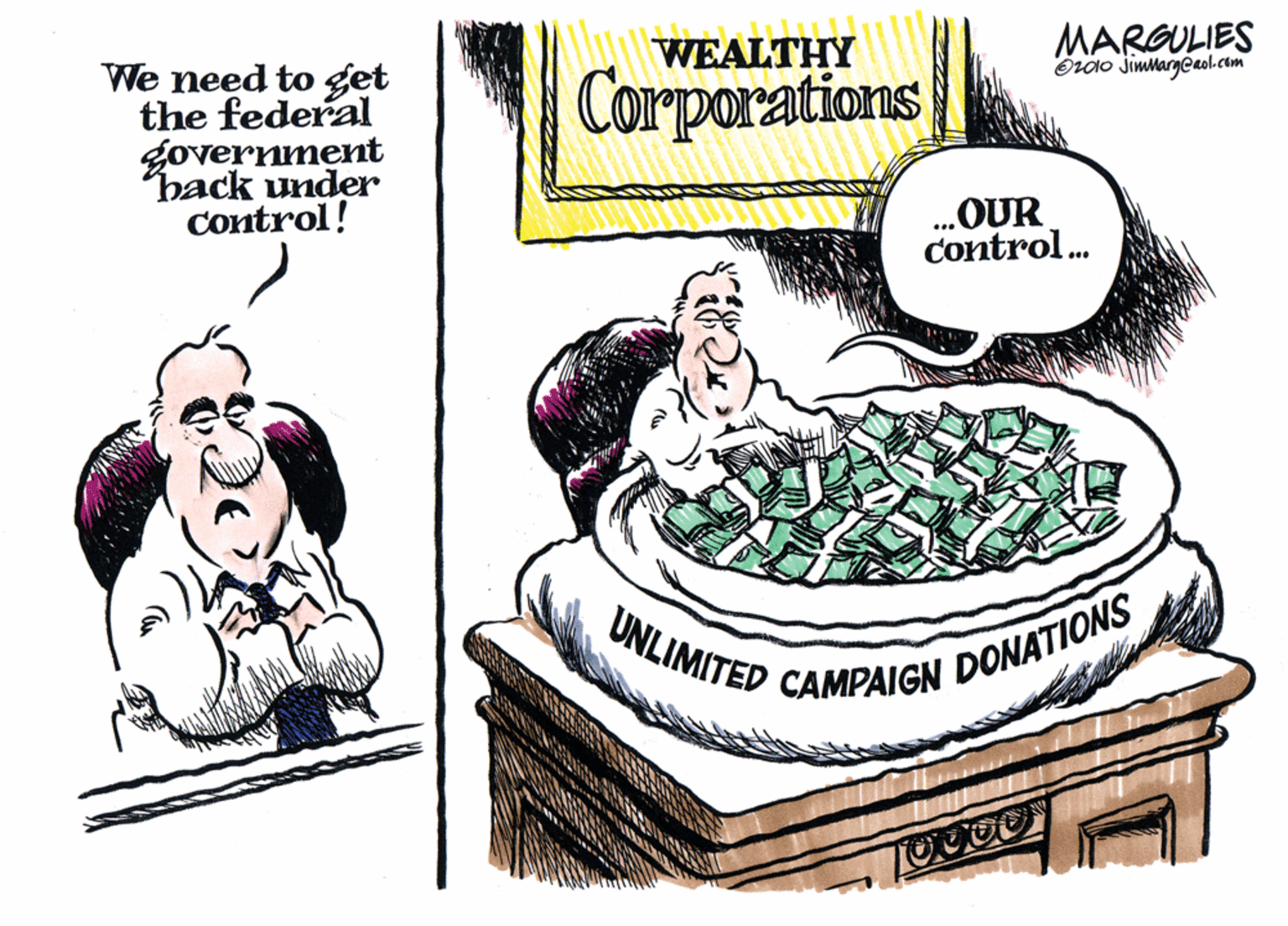 Humour OCR: MARGULIES Odo jimnargeaol.com We need to get the federal government back under Control! WEALTHY Corporations .QUR control. UNLIMITED CAMPAIGN DONATIONS MARGULIES Odo jimnargeaol.com We need to get the federal government back under Control! WEALTHY Corporations .QUR control. UNLIMITED CAMPAIGN DONATIONS