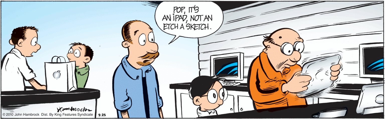 Gesture OCR: POPITS AN IPADNOT AN ETCH A SKETCH. © 2010 John Hambrock Dist. By King Features Syndicate 9.25 POPITS AN IPADNOT AN ETCH A SKETCH. © 2010 John Hambrock Dist. By King Features Syndicate 9.25