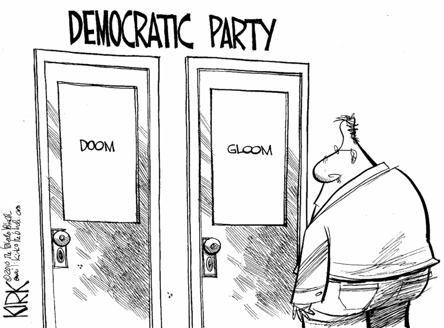 Art OCR: DEMOCRATIC PARTY DOOM GLOOM DEMOCRATIC PARTY DOOM GLOOM