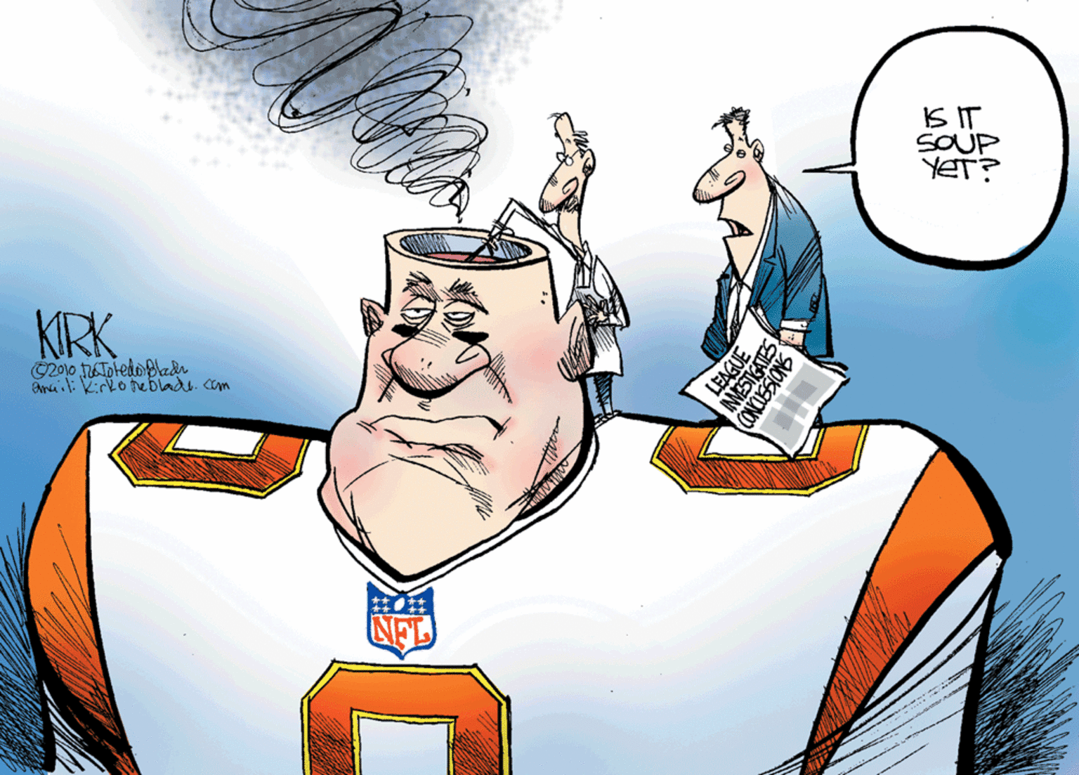 Fictional character OCR: IS IT SOUP YeT? KIRK Ona il: K:rkoneblads. com LEAGUE MESTKAIES CONCUSSIONS IS IT SOUP YeT? KIRK Ona il: K:rkoneblads. com LEAGUE MESTKAIES CONCUSSIONS
