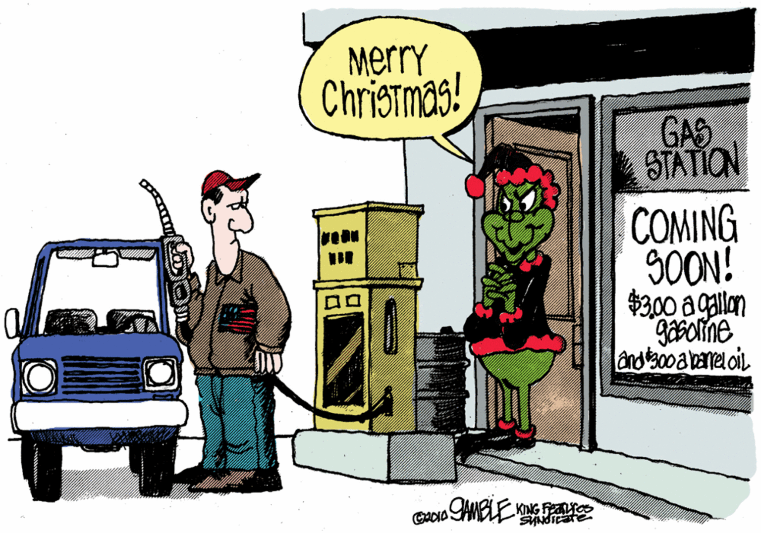 Sharing OCR: Merry Christmas! GAS STATION COMING 90ON! $300 a gallom gasoine andteooa banel oil Merry Christmas! GAS STATION COMING 90ON! $300 a gallom gasoine andteooa banel oil