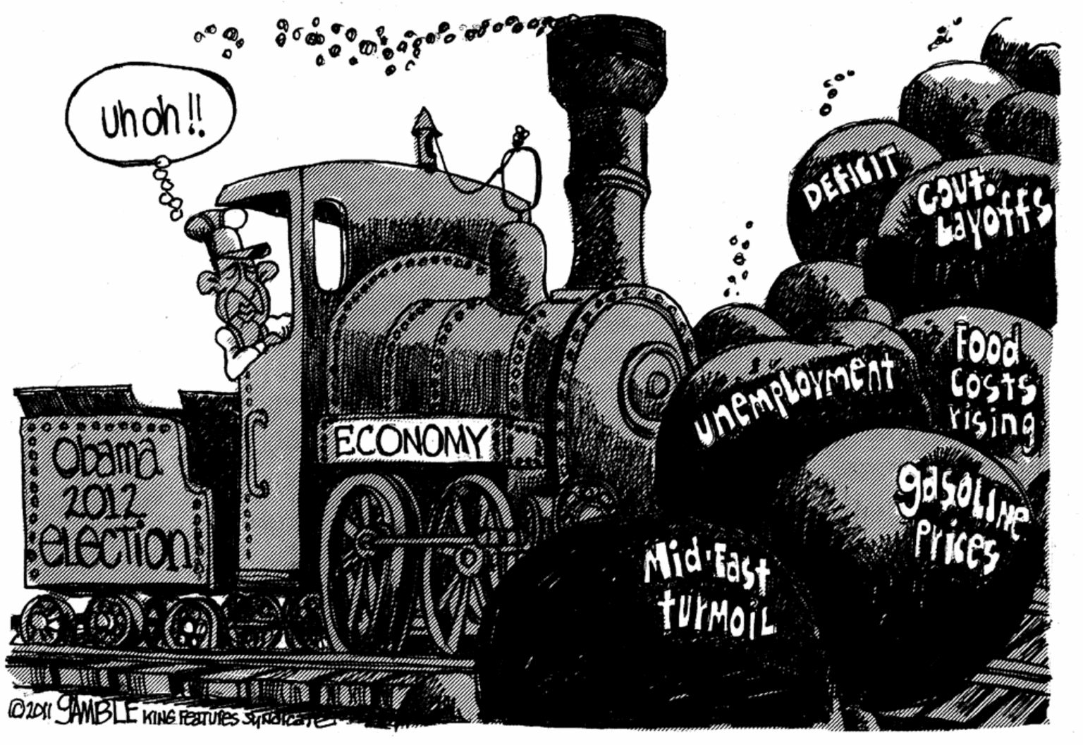 Auto part OCR: Uh oh!! DEFICIT ayoffs FOod COSTS rising ECONOMY unemploymEnt | Obama 2012 election! Prices Mid Fast turMoiL QI1 YAMBLE KING FEaTUes STNGIEE Uh oh!! DEFICIT ayoffs FOod COSTS rising ECONOMY unemploymEnt | Obama 2012 election! Prices Mid Fast turMoiL QI1 YAMBLE KING FEaTUes STNGIEE