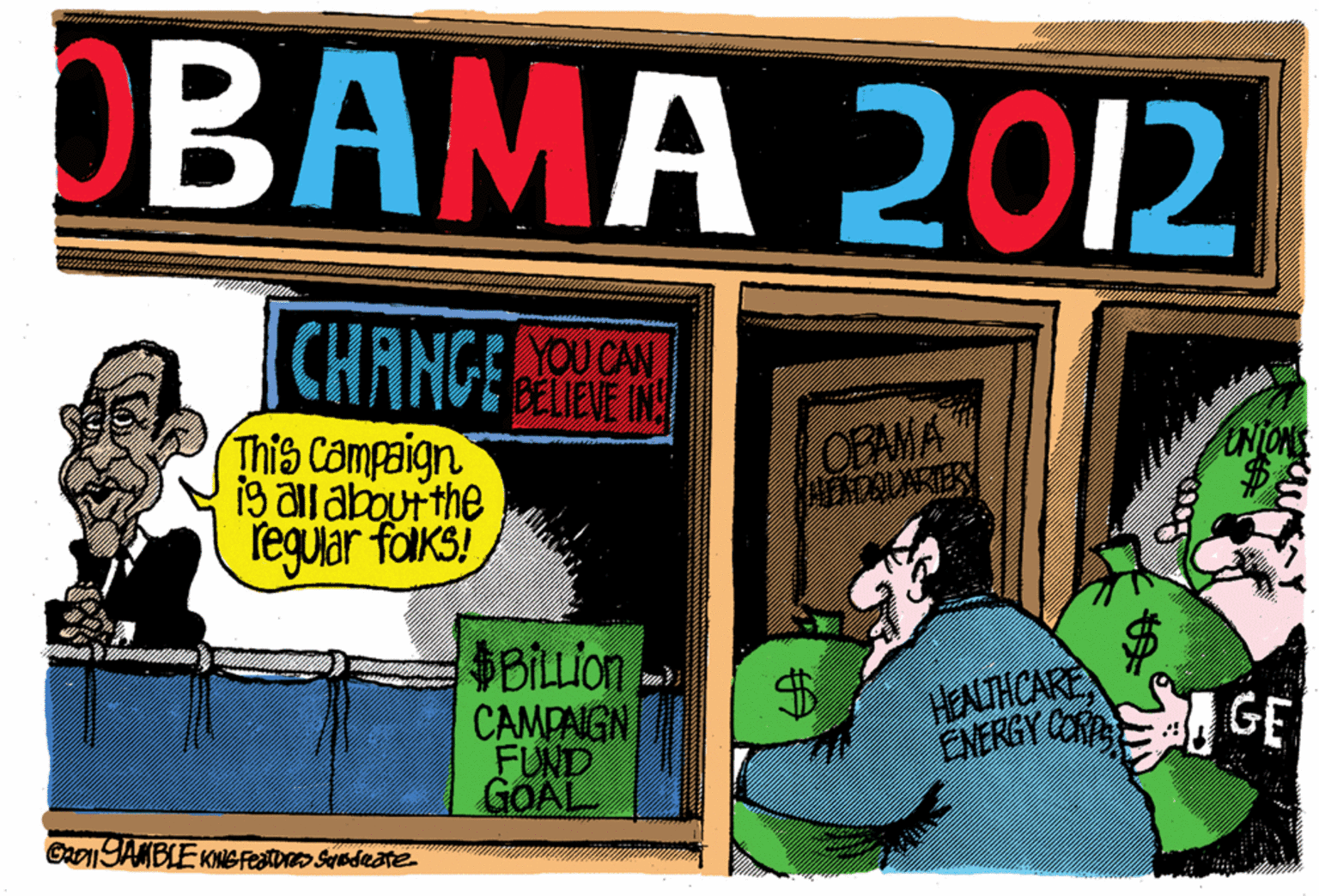 Parallel OCR: OBAMA 2012 CHANGENUCAN CELIEVE IN This Compaign i9 altabout the regular faiks! CEAMA BILLON CAMPAIGN FUND GOAL HEALTHCARE ENTREY COR GE %24 OBAMA 2012 CHANGENUCAN CELIEVE IN This Compaign i9 altabout the regular faiks! CEAMA BILLON CAMPAIGN FUND GOAL HEALTHCARE ENTREY COR GE %24