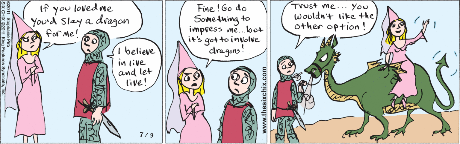Human body OCR: loved me Fine ! Go do Some thing to impress me.but it's gotto involve dragons! If you You'd Slay a dvagon for Me! I believe in live and let live! 7/9 Trust me... You Wouldn't like the other option! www.thesixchix.com ©2011 Stephanie Piro SIX CHIX ©2011 King Features SyndicateInc. loved me Fine ! Go do Some thing to impress me.but it's gotto involve dragons! If you You'd Slay a dvagon for Me! I believe in live and let live! 7/9 Trust me... You Wouldn't like the other option! www.thesixchix.com ©2011 Stephanie Piro SIX CHIX ©2011 King Features Syndicate