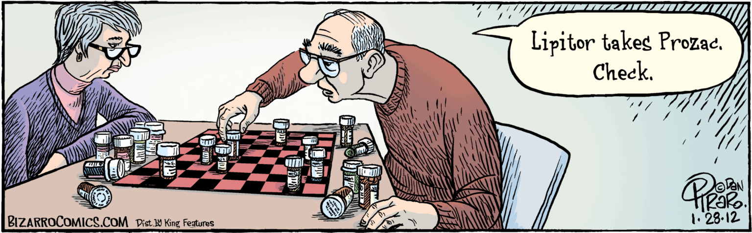 Fictional character OCR: 1.28.12 Lipitor takes Prozac. Check. BIZARROCOMICS.COM Dist Y King feauras 1.28.12 Lipitor takes Prozac. Check. BIZARROCOMICS.COM Dist Y King feauras