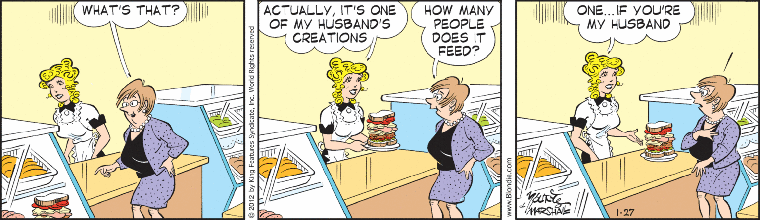 Parallel OCR: ACTUALLYIT'S ONE OF MY HUSBAND'S CREATIONS WHAT'S THAT? HOW MANY PEOPLE DOES IT FEED? ONE... IF YOU'RE MY HUSBAND 1-27 ACTUALLYIT'S ONE OF MY HUSBAND'S CREATIONS WHAT'S THAT? HOW MANY PEOPLE DOES IT FEED? ONE... IF YOU'RE MY HUSBAND 1-27