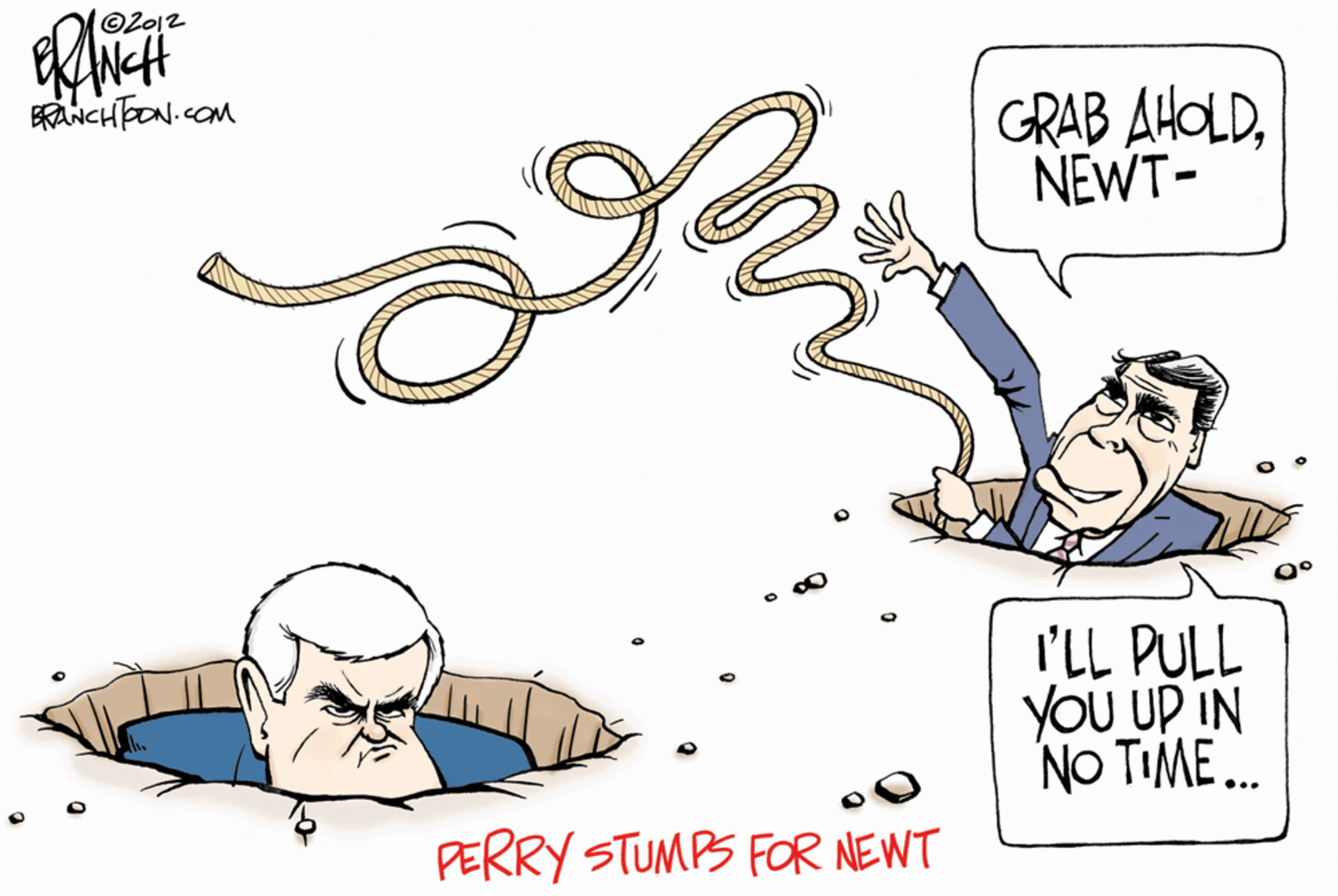 Finger OCR: ©2012 BRANCHEON.COM GRAB AHOLDNEWT- I'LL PULL YOU UP IN NO TIME . PERRY STUMPS FOR NEWT ©2012 BRANCHEON.COM GRAB AHOLDNEWT- I'LL PULL YOU UP IN NO TIME . PERRY STUMPS FOR NEWT