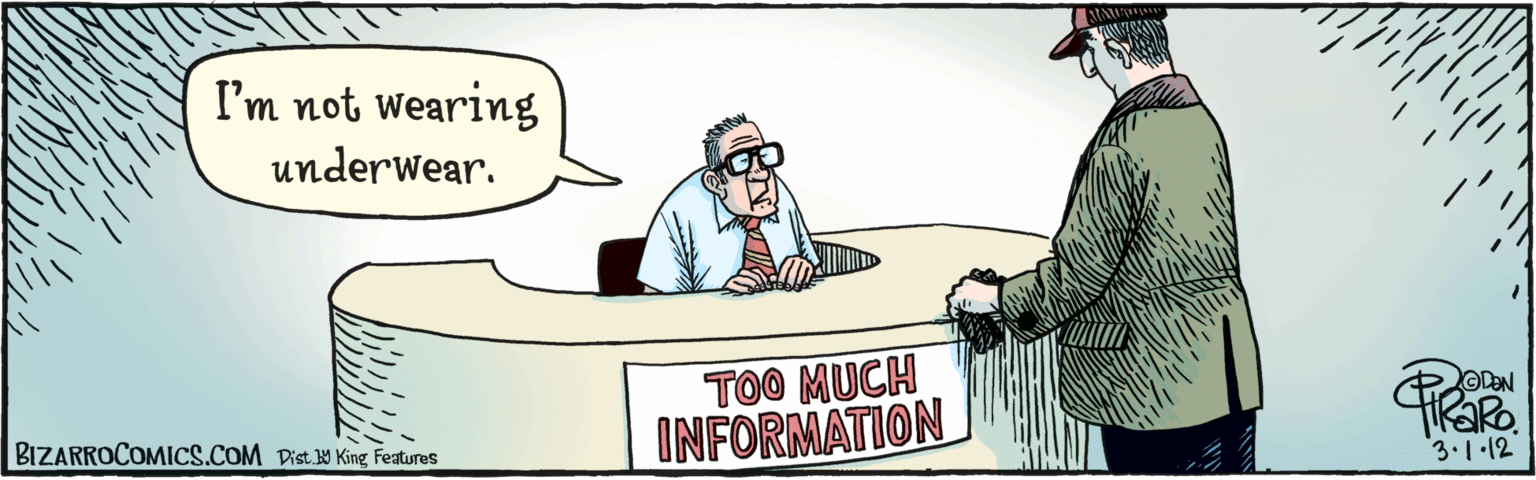 Rectangle OCR: ODEN 3.1·12 I'm not wearing underwear. TOO MUCH INFORMATION BIZARROCOMICS.COM Dist 9 King Featuras ODEN 3.1·12 I'm not wearing underwear. TOO MUCH INFORMATION BIZARROCOMICS.COM Dist 9 King Featuras