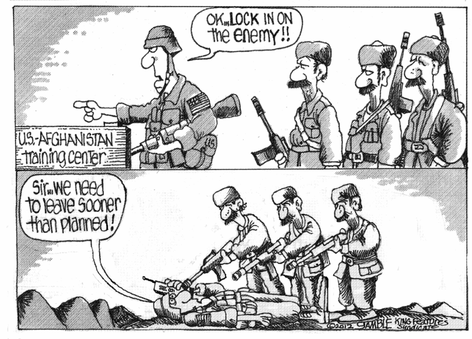 Gesture OCR: OK LOCK IN ON the enemy!! US-AFGHANISTAN 1aining center Sir.we need to leave Sooner than planned! ING Feaures OK LOCK IN ON the enemy!! US-AFGHANISTAN 1aining center Sir.we need to leave Sooner than planned! ING Feaures