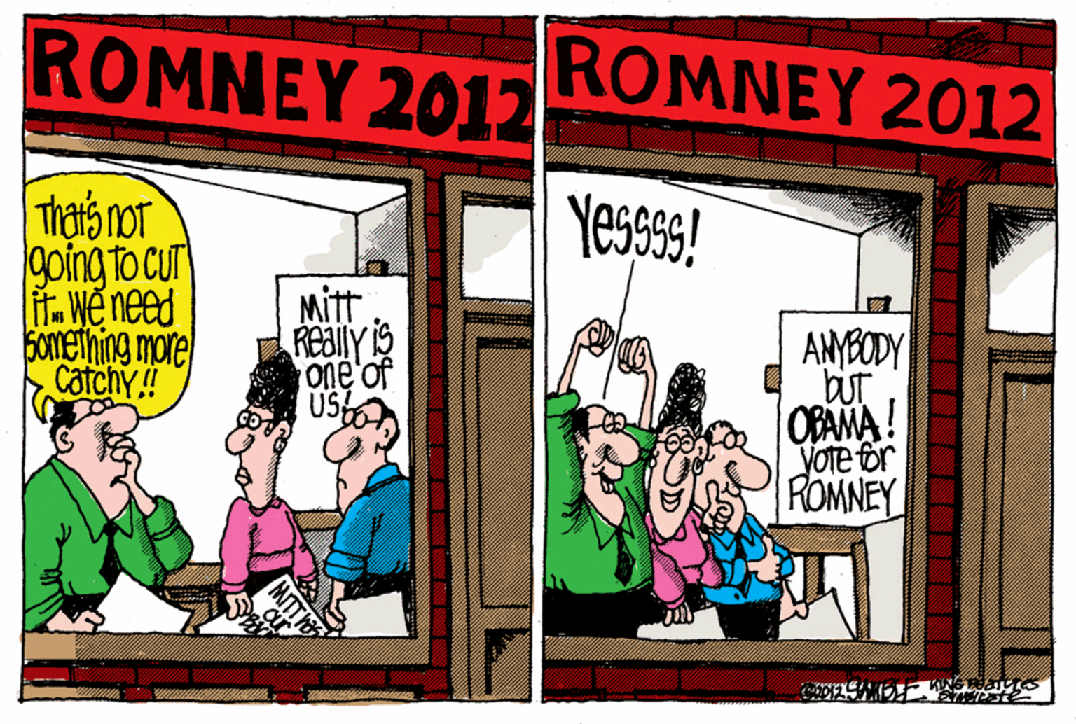 Fiction OCR: ROMNEY 2012 ROMNEY 2012 Yeses! Thais noT going to Cur We need Gonerning more Catchy! Mitt Really 9 One'of US ANYBODY but OBAMA! YOTefor ROMNEY ROMNEY 2012 ROMNEY 2012 Yeses! Thais noT going to Cur We need Gonerning more Catchy! Mitt Really 9 One'of US ANYBODY but OBAMA! YOTefor ROMNEY