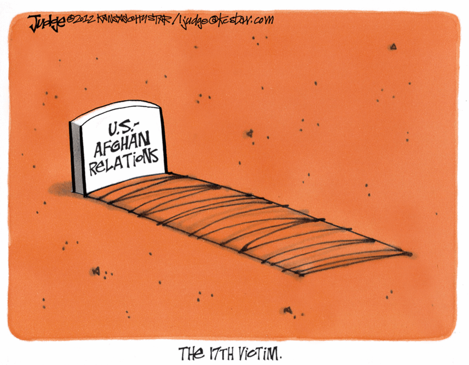 Carmine OCR: U.S.- AFGHAN RELATIONS THe 17TH VICTIM. U.S.- AFGHAN RELATIONS THe 17TH VICTIM.