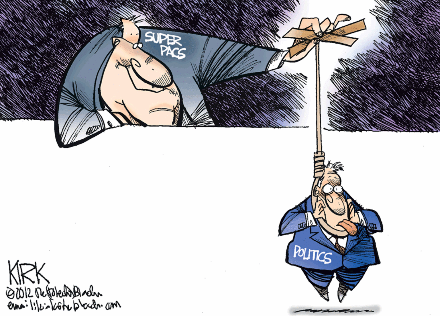 Symbol OCR: SUPER PACS POLITICS KIRK SUPER PACS POLITICS KIRK