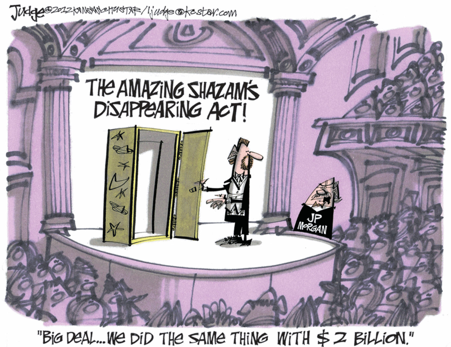 Graphics OCR: THE AMAZING SHAZANS DISAPPEARING AKT! JP MORGAN "BiG DEAL. We DID THE SAME THING WITH $Z BILLION" THE AMAZING SHAZANS DISAPPEARING AKT! JP MORGAN "BiG DEAL. We DID THE SAME THING WITH $Z BILLION