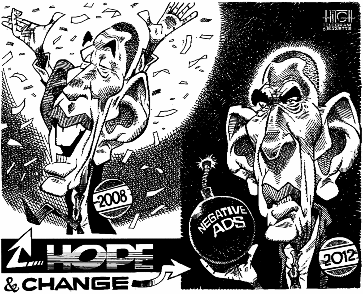 Drawing OCR: TELEGRAM GAZETTE 2008 NEGATVE LHOPE & CHANGE 2012 TELEGRAM GAZETTE 2008 NEGATVE LHOPE & CHANGE 2012