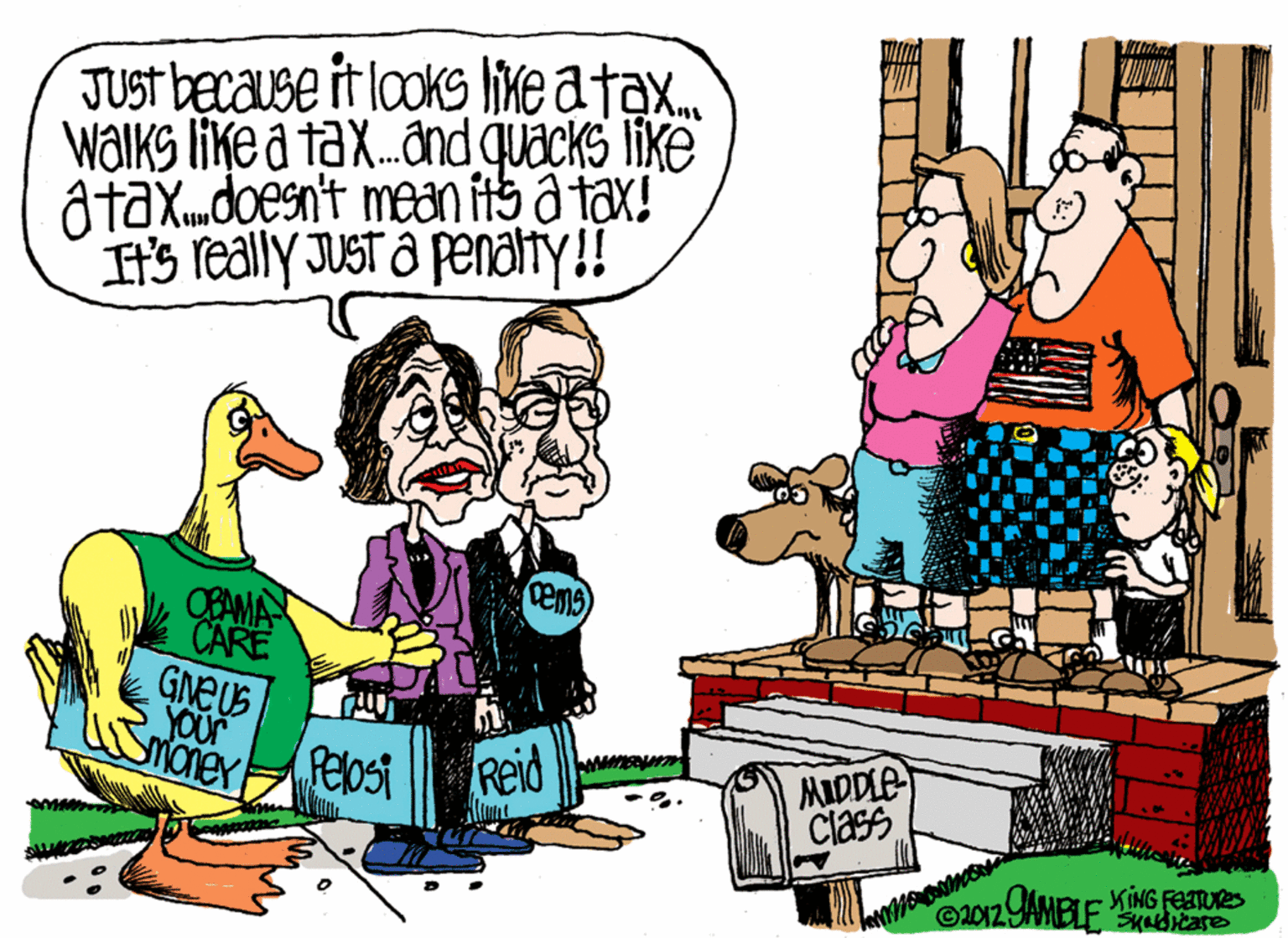Line OCR: JUST because it looks like atax. walks like a tax.and quacks like atax.doesn't mean its a tax! It's really Just a penalty!! Dems) EAMA CARE GNEUS YOur Pebsi MIDDLE class Reid JUST because it looks like atax. walks like a tax.and quacks like atax.doesn't mean its a tax! It's really Just a penalty!! Dems) EAMA CARE GNEUS YOur Pebsi MIDDLE class Reid
