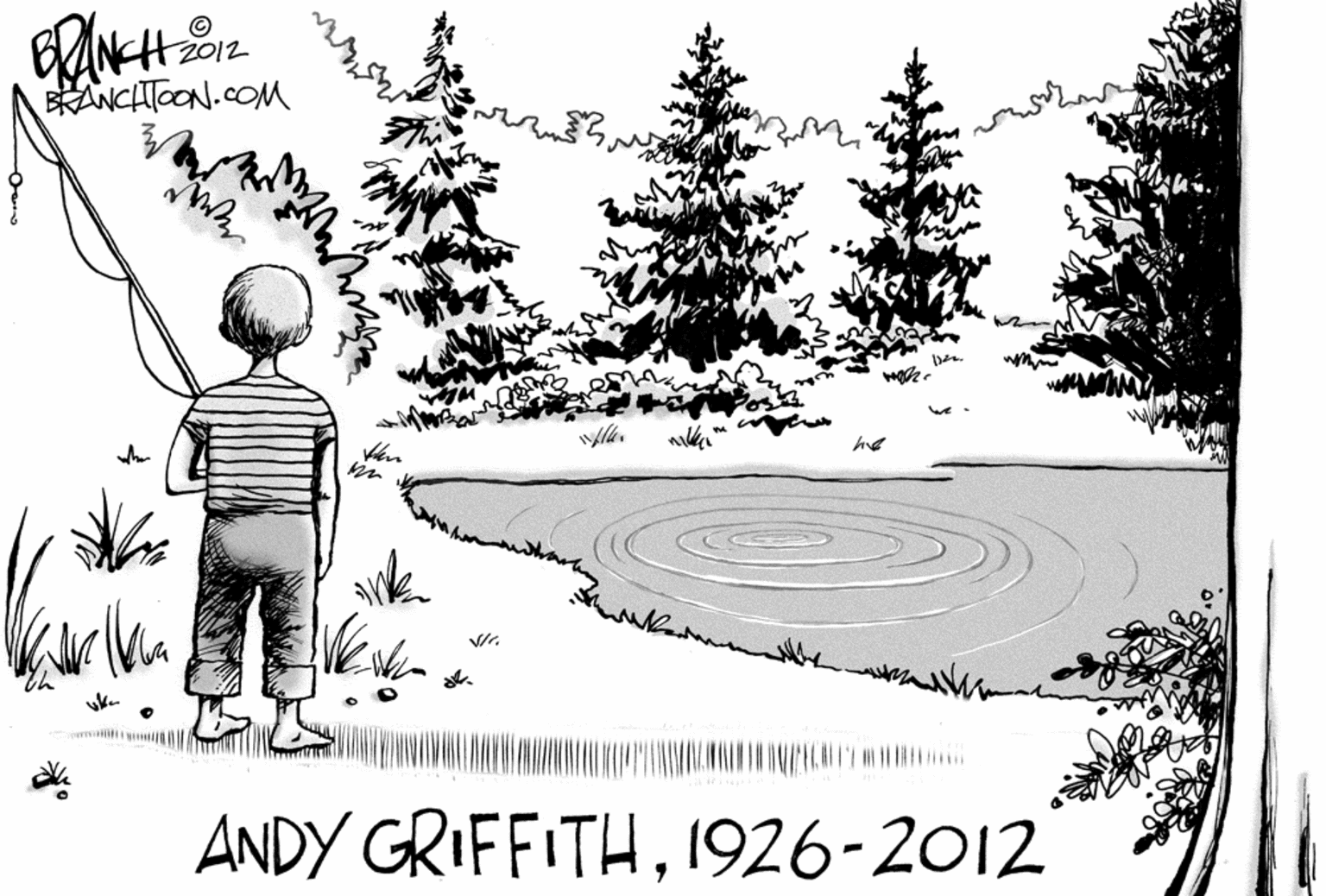 Art OCR: BKANCHTOON.COM ANDY GRIFFITH1926-2012 BKANCHTOON.COM ANDY GRIFFITH