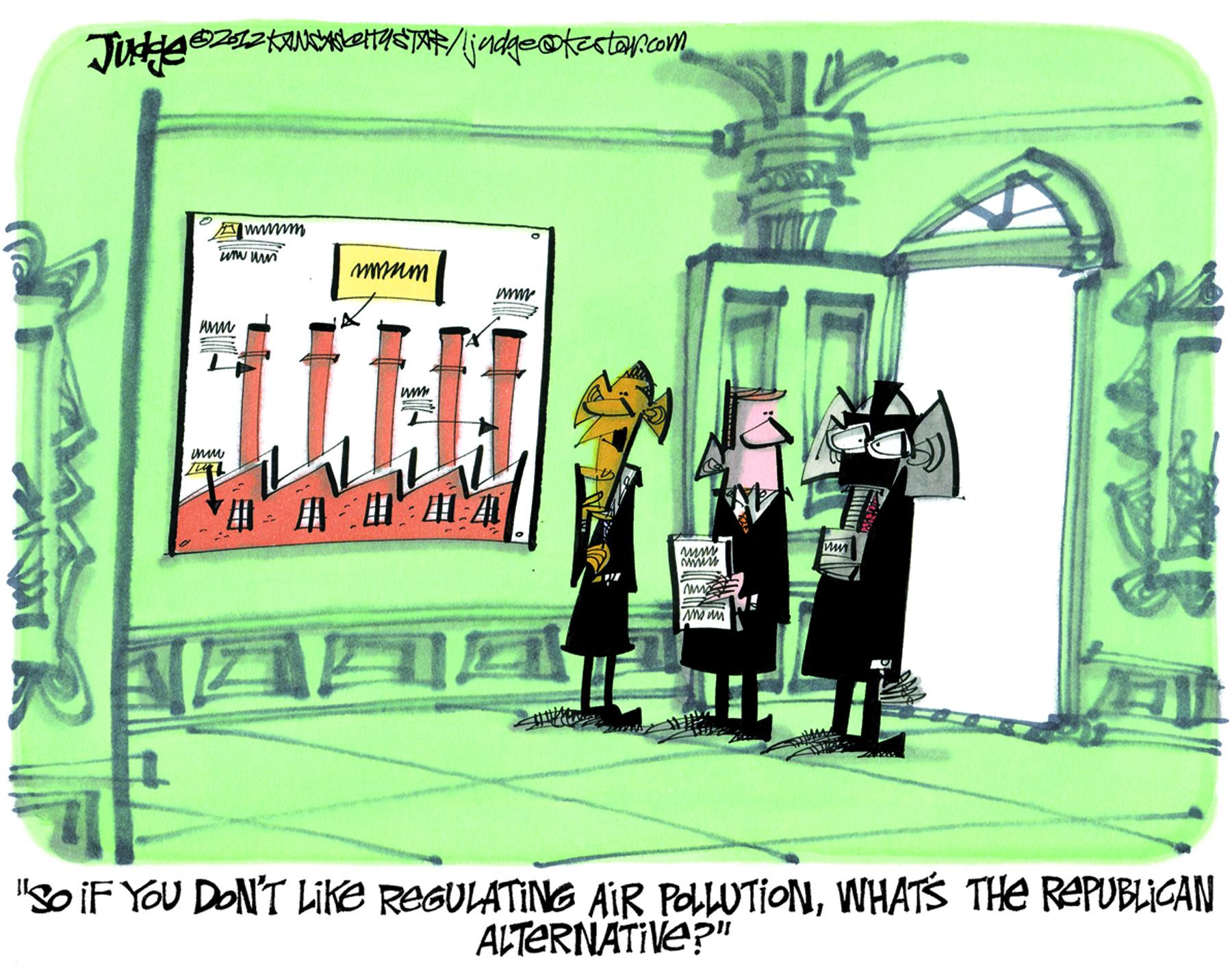 Graphics OCR: Awwwm wow mn www AMM www ?? "So IF YOU DON'T Like REGULATING AIR POLUTIONWHATS THE RAPUBLICAN ALTERNATIVE?" Awwwm wow mn www AMM www ? ? "So IF YOU DON'T Like REGULATING AIR POLUTIONWHATS THE RAPUBLICAN ALTERNATIVE?"