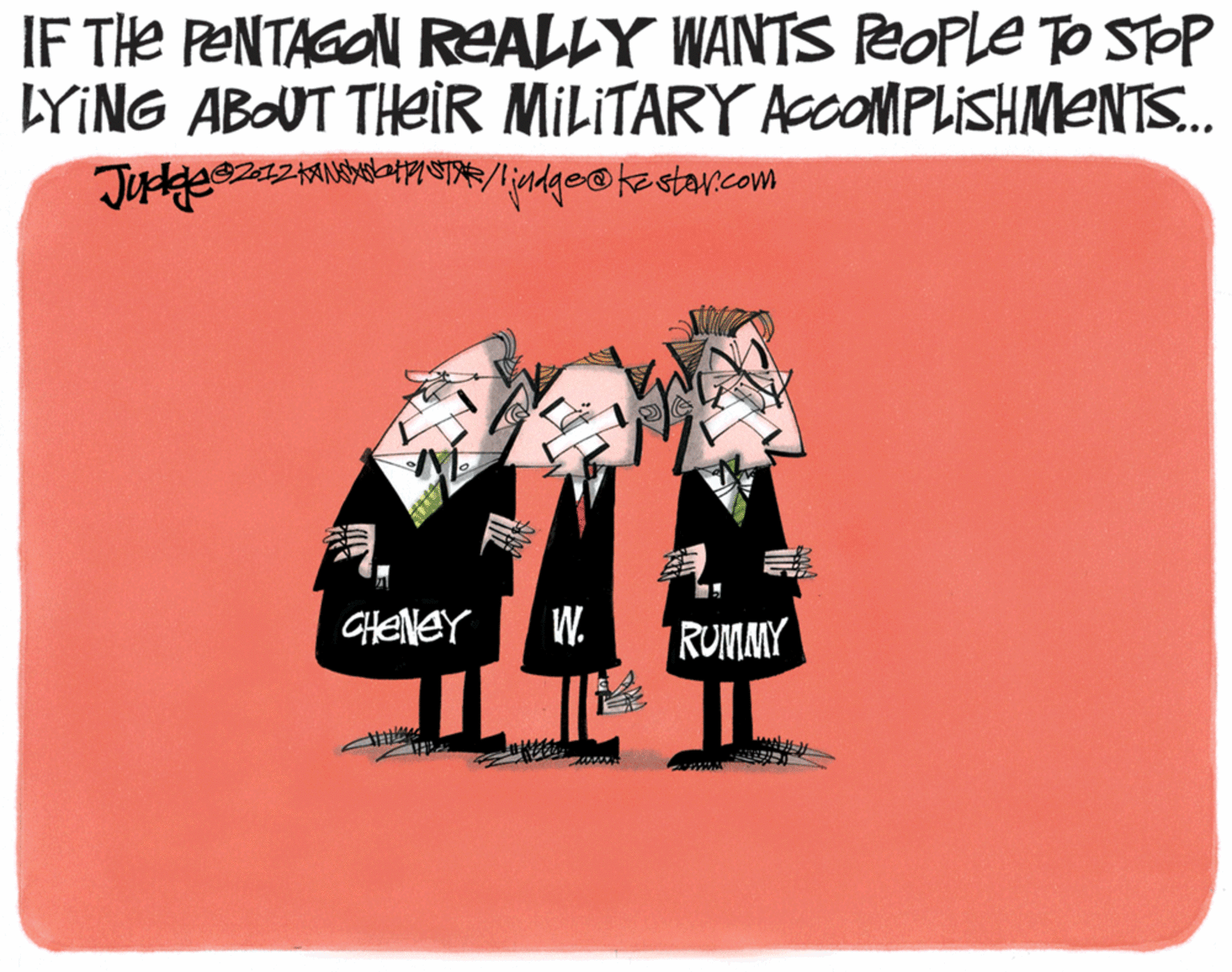 Greeting OCR: IF THE PENTAGON REALLY WANTS PeOPLE TO STOP LYING ABOUT THEIR MILITARY ACCOMPLISHMENTS.. CHENEY W. RUMMY IF THE PENTAGON REALLY WANTS PeOPLE TO STOP LYING ABOUT THEIR MILITARY ACCOMPLISHMENTS.. CHENEY W. RUMMY