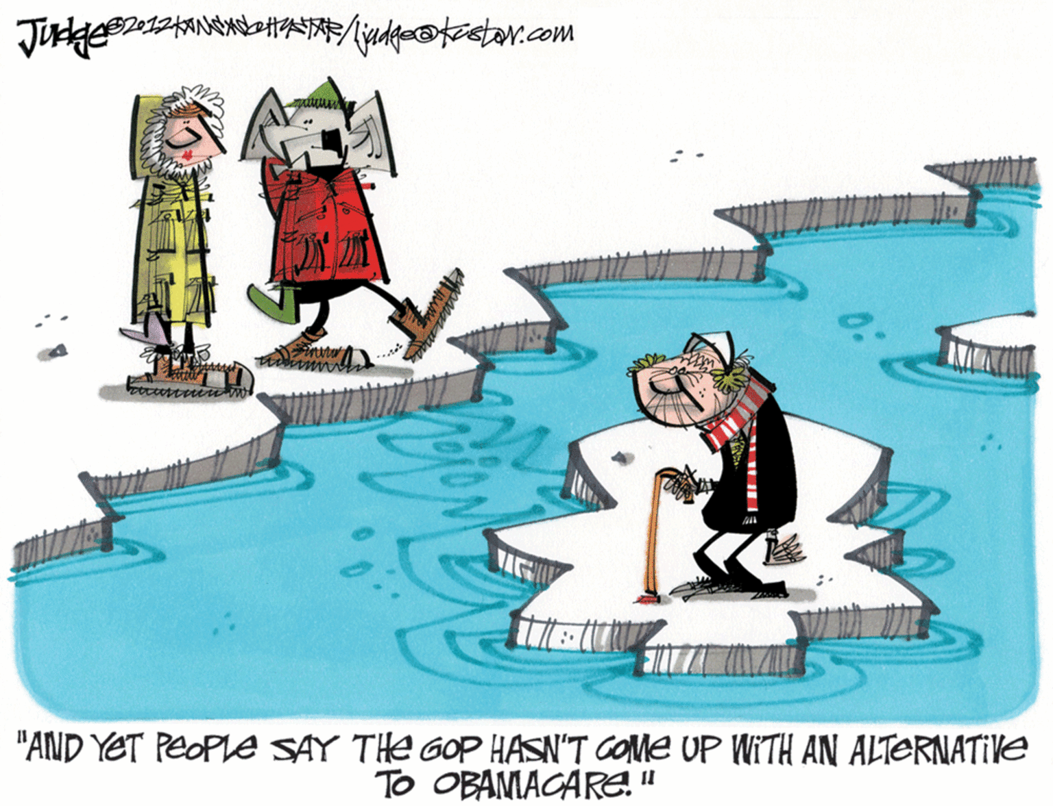 Leisure OCR: ?? "AND YET PEOPLE SAY THe GOP HASN'T COME UP WITH AN ALTERNATIVe To OBAMAGARE!" ? ? "AND YET PEOPLE SAY THe GOP HASN'T COME UP WITH AN ALTERNATIVe To OBAMAGARE