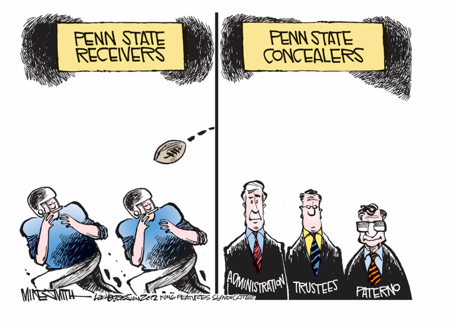 Art OCR: PENN STATE RECEIVERS PENN STATE CONCEALERS AMANISTRATEN PATERNO MINEMITH TRUSTEES SUNZOZ NNGFEATUZES SYNDOCATE PENN STATE RECEIVERS PENN STATE CONCEALERS AMANISTRATEN PATERNO MINEMITH TRUSTEES SUNZOZ NNGFEATUZES SYNDOCATE