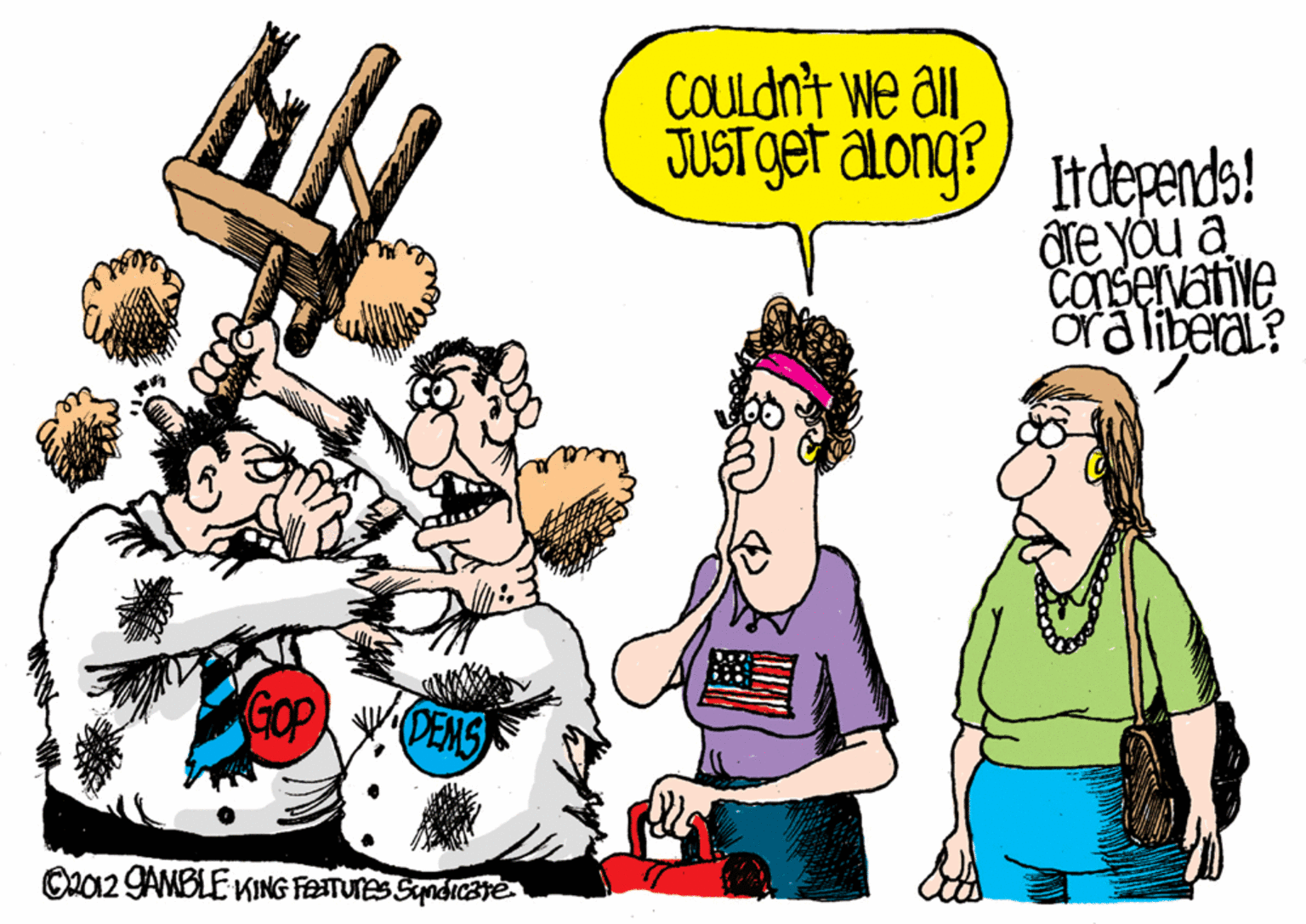 Line OCR: COULdn't we al JUST get along? Irdependa! caservatile ora liberal? GOP DEMS C012 ANBLE KING FeTures Sndcare COULdn't we al JUST get along? Irdependa! caservatile ora liberal? GOP DEMS C012 ANBLE KING FeTures Sndcare