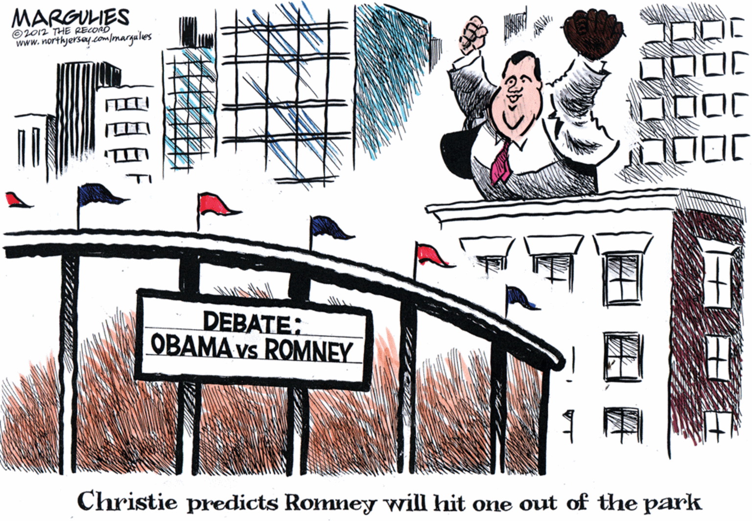 Artwork OCR: MARGULES ©2012 THE RECORÒ www.northjersay.com/margulies DEBATE: OBAMA vs ROMNEY Christie predicts Romney will hit one out of the park MARGULES ©2012 THE RECORÒ www.northjersay.com/margulies DEBATE: OBAMA vs ROMNEY Christie predicts Romney will hit one out of the park