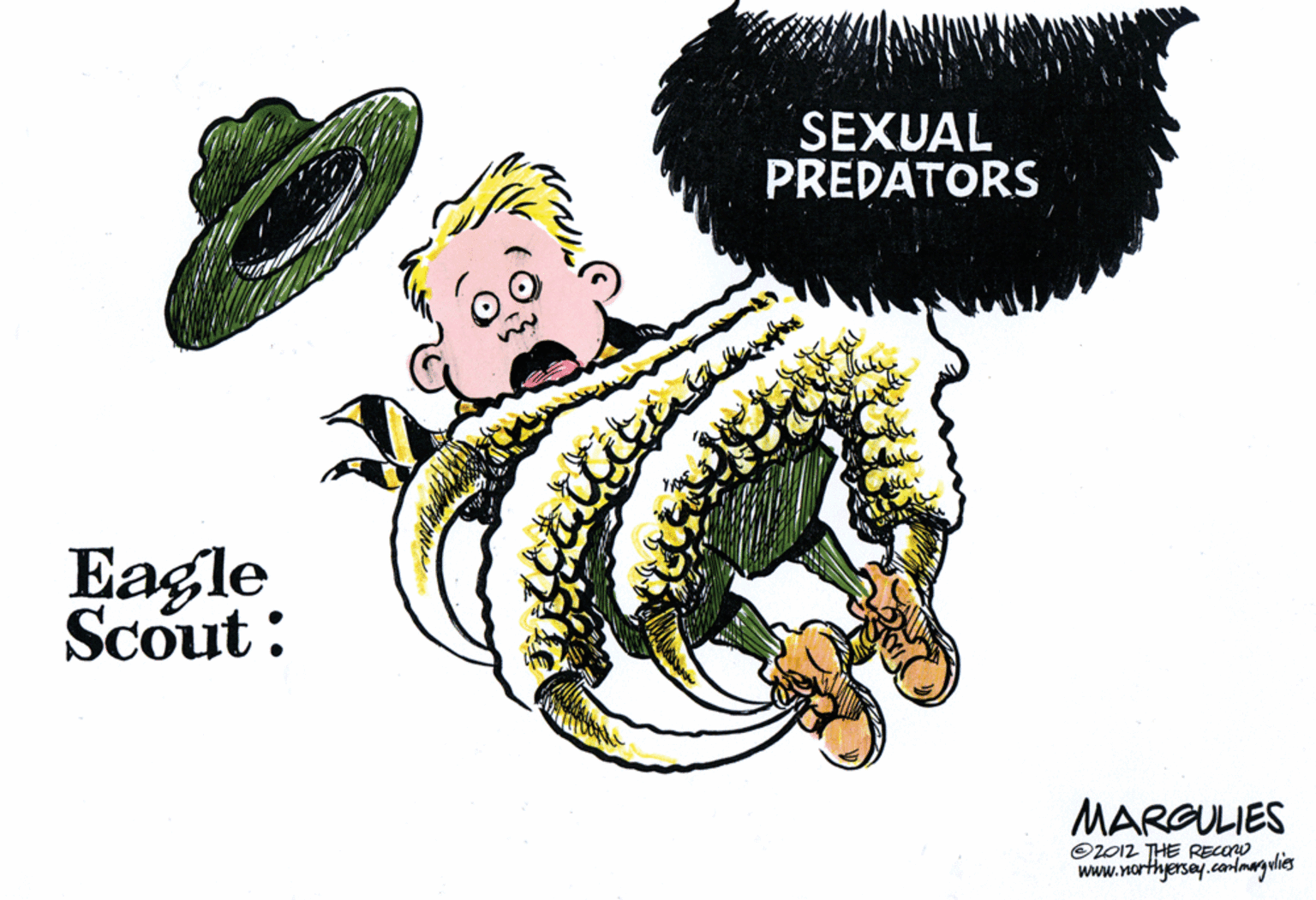 Artwork OCR: SEXUAL PREDATORS Eagle Scout: MARGULIES O2012 THE RECU www.northyersey.corlmayulies SEXUAL PREDATORS Eagle Scout: MARGULIES O2012 THE RECU www.northyersey.corlmayulies