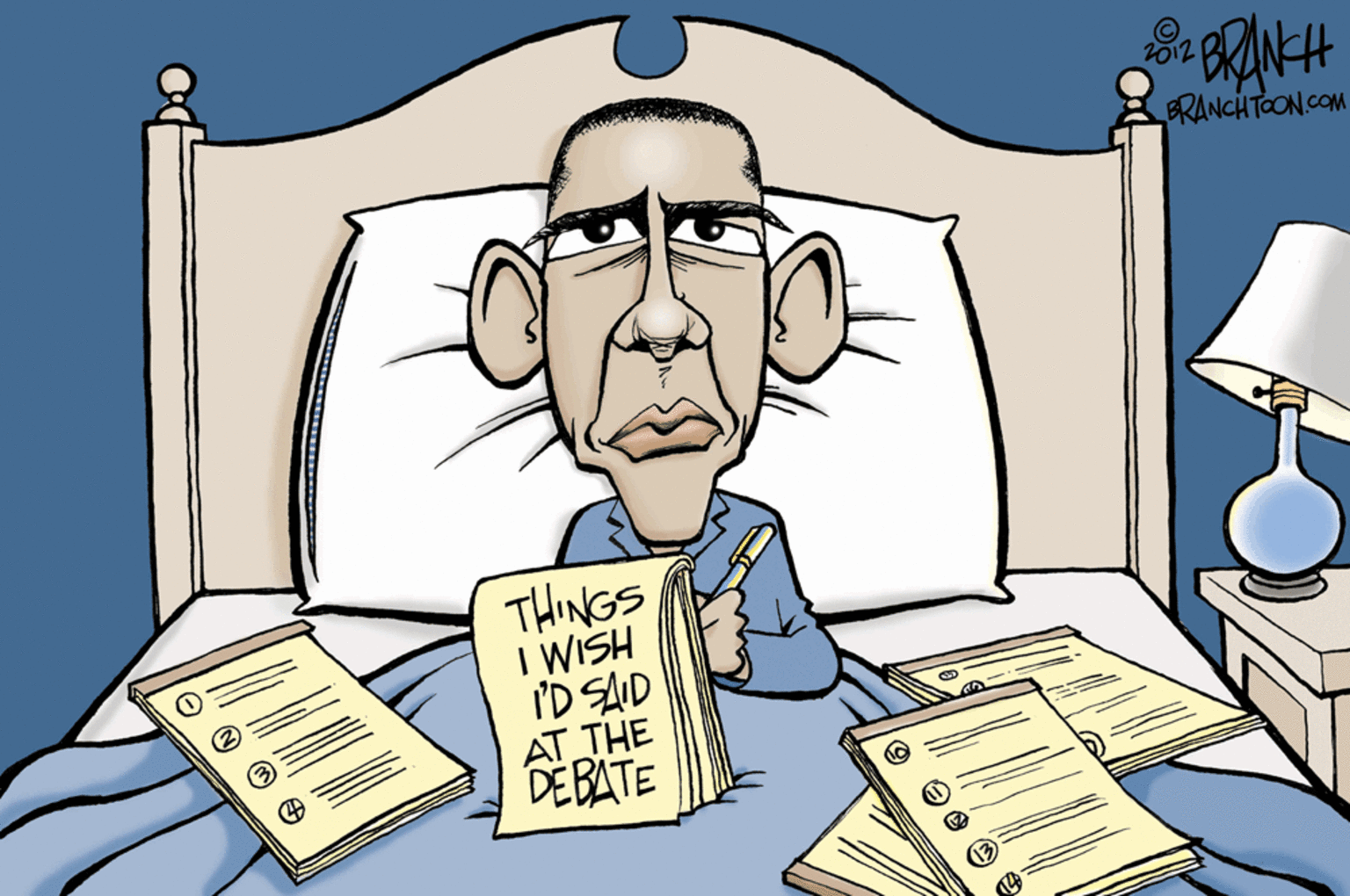 Thumb OCR: ERANCH TOON.COM THINGS I WISH I'D SAD AT THE DEBATE ERANCH TOON.COM THINGS I WISH I'D SAD AT THE DEBATE