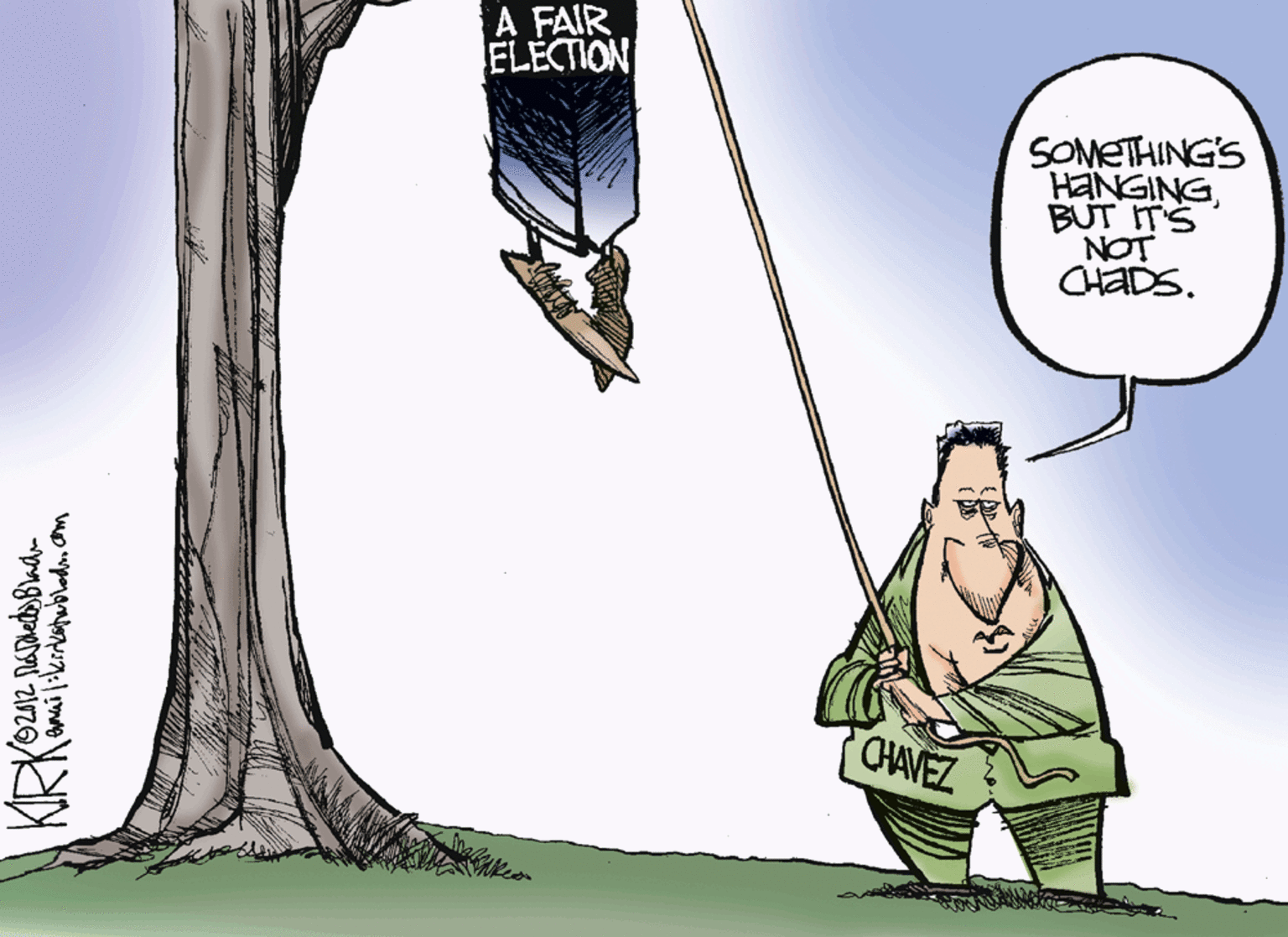 Drawing OCR: A FAIR ELÉCTION SOMETAING'S HANGINGBUT ITS NOT CHADS. CHAVEZ A FAIR ELÉCTION SOMETAING'S HANGINGBUT ITS NOT CHADS. CHAVEZ