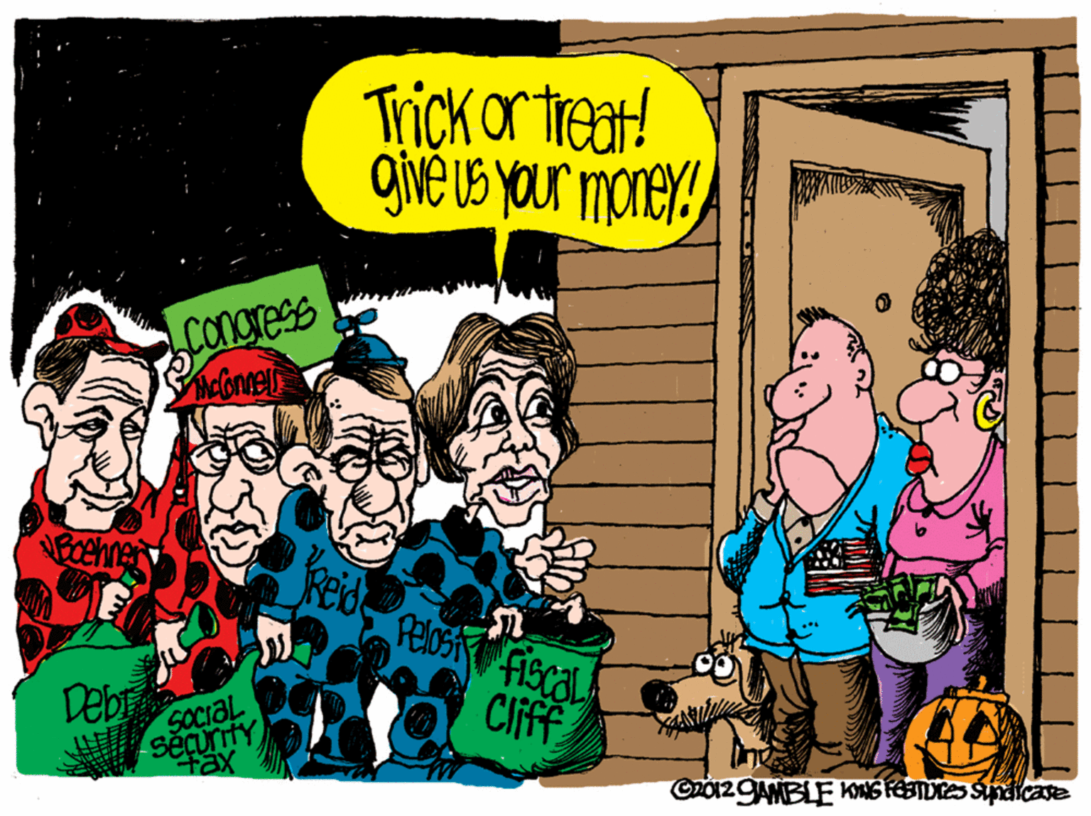Event OCR: Trick or treat! give usS Your morey conoress Bcehne Pelost Fiscal Deb CIfff SOCIAL securntY tax Cro12gANBLE KNG FESTDRES Sdicase Trick or treat! give usS Your morey conoress Bcehne Pelost Fiscal Deb CIfff SOCIAL securntY tax Cro12gANBLE KNG FESTDRES Sdicase