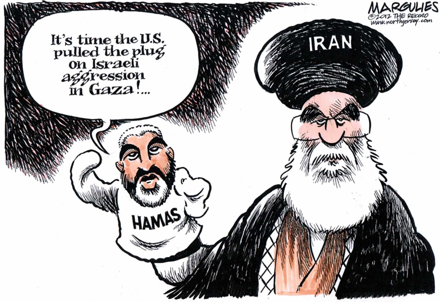 Eye OCR: MARGULES Ojaz THE RECORO www.northyersey.com It's time the U.S. pulled the plug on Israeli aggression in Gaza!. IRAN ???AS MARGULES Ojaz THE RECORO www.northyersey.com It's time the U.S. pulled the plug on Israeli aggression in Gaza!. IRAN ???AS